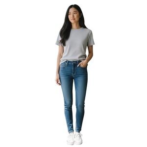 PAIGE‎ Verdugo Ankle Jeans Women's Size 26 Dark Wash Skinny Fit